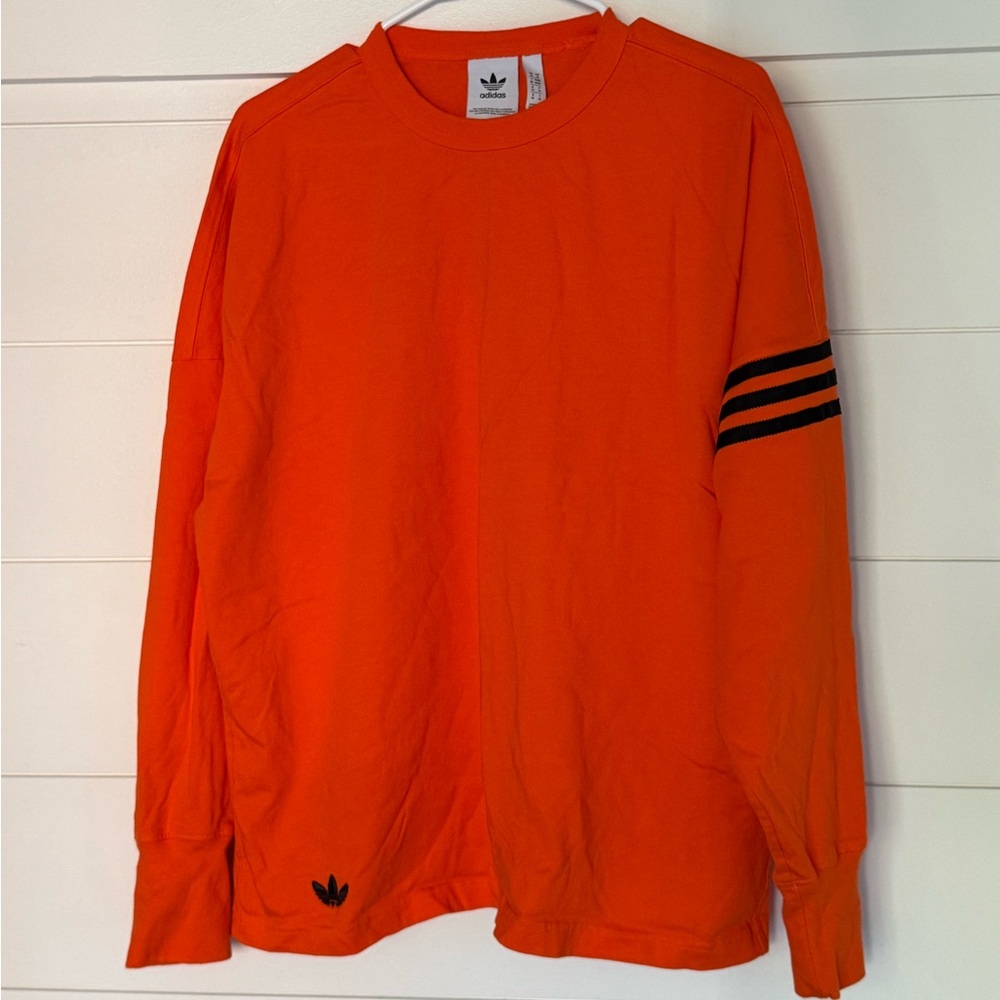 Adidas Vibrant Orange Tee, Men’s M